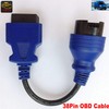 OTKEFDI 38Pin OBD Adapter to 16Pin OBDII Cable Truck Diagnostic