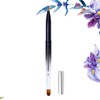 SAFIGLE Lipstick Lip Gloss Brush Tool Double-ended Lip Brush Metal