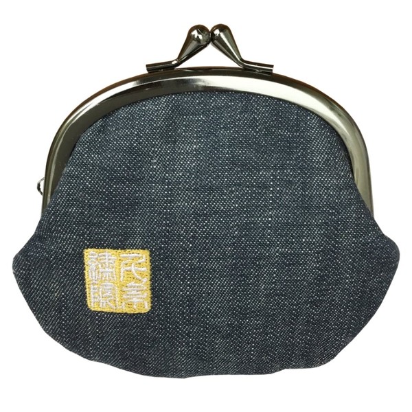 [Senitosuin] Nishijin Textile Gold Brocade Purse 3.5 Inch Round Wallet/Coin