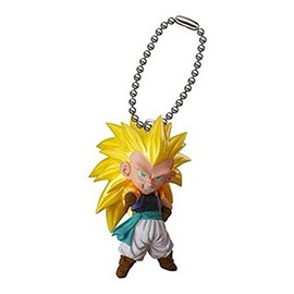 Bandai Dragon Ball Z UDM Burst 5 Aprox 2" Keychain Figure- SS3 Gotenks