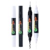 TRANSON Black and White Dual-tip Permanent Paint Markers Oil Based