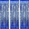 AILEXI 3 Pack 3ft*8ft Metallic Tinsel Curtains Foil Fringe Shimmer