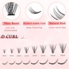 Glowingwin Cluster Lashes 228 PCS Individual Lashes Natural Look False
