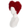 Queen of Hearts Wig Short Curly Red Heart Wig for
