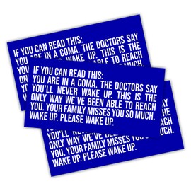 MAIANEY [7.5"x3.75"] If You Can Read This Bumper Sticker Funny Prank Car Stickers for Adults Action Drama Humor New Driver Bumper Stickers Gag Gifts Decorations Cars Trucks Automobile Vehicle