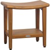 18" Sumba-Bjon Solid Top Teak Shower Bench