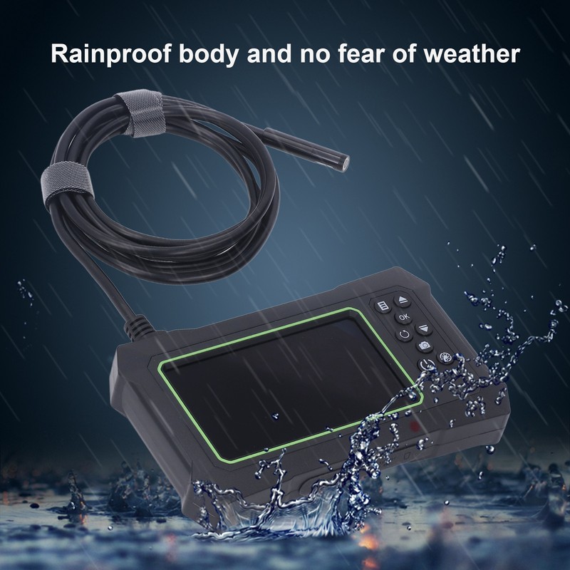 Dual Lens Industrial Endoscope ABS 1080P Digital Inspection Camera Waterproof