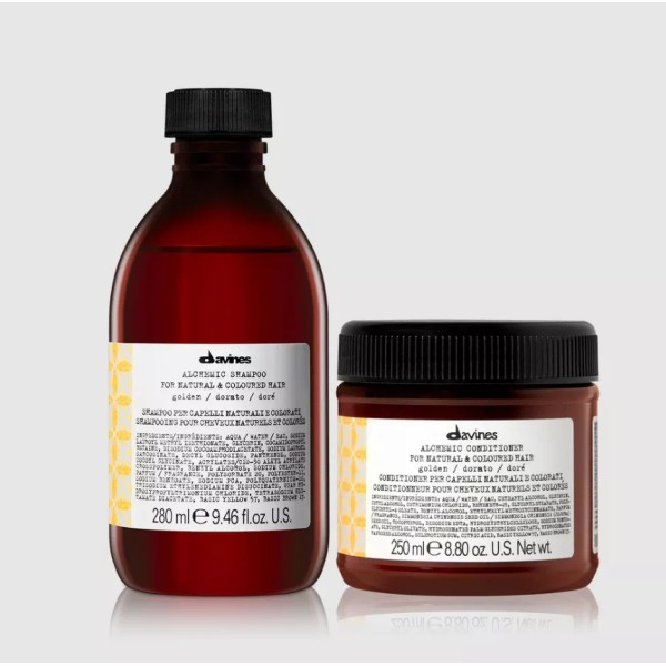 Davines Alchemic Golden Shampoo + Conditioner - Dorado
