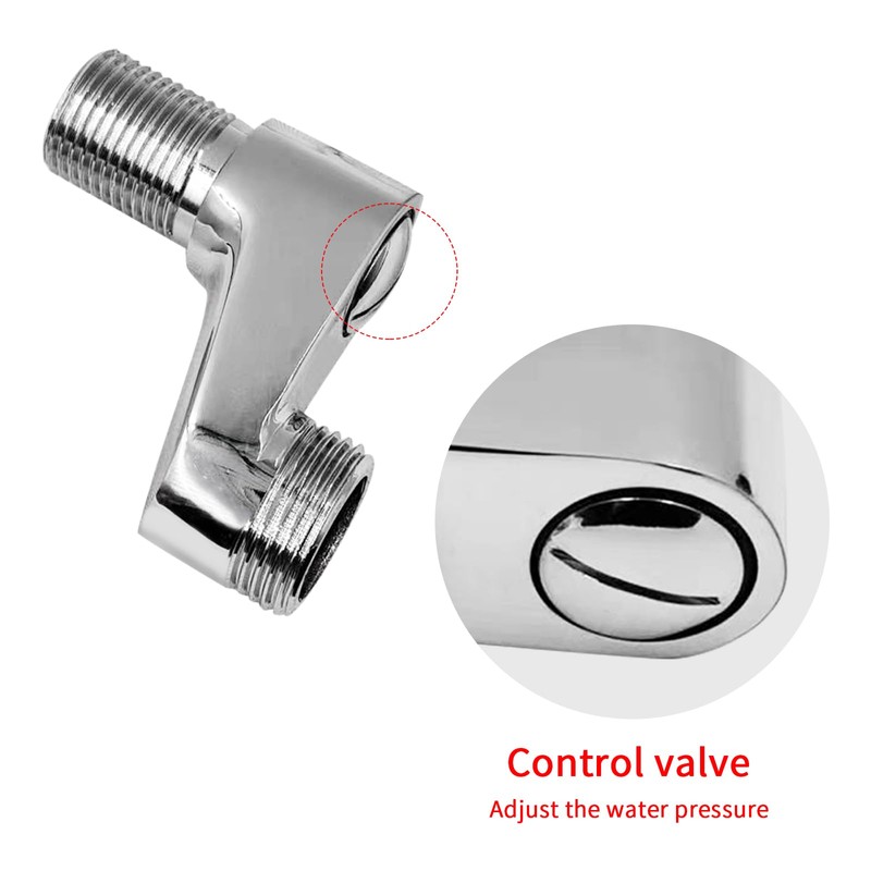 Miayaya 1 Pair of Faucet Adjustable Swing Arms Solid Brass