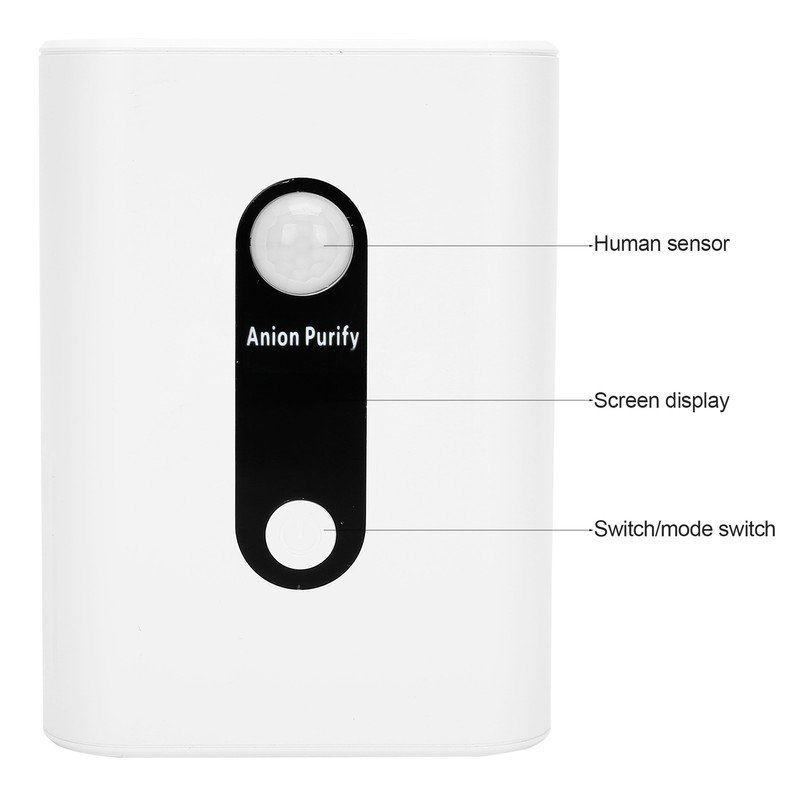 Ozone Deodorizing Cleaner Portable Intelligent Induction Air Purifier 100‑240V