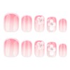 EYZOTSF Press on Nails Short Square Shaped Acrylic Extra Short