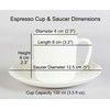 Rainbow Decors William Morris Strawberry Thief Blue Espresso 2 Cups