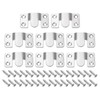 sourcing map 10 Pairs Flush Mount Bracket, 54 x 30mm