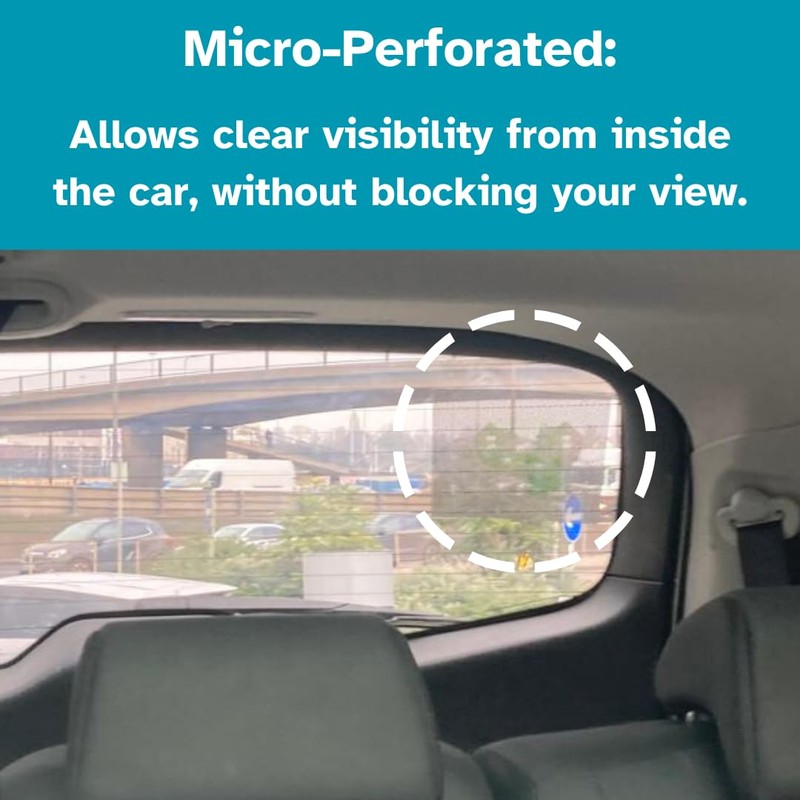 P Plate Stickers for New Driver | Micro-Perforated Tech: See-Through