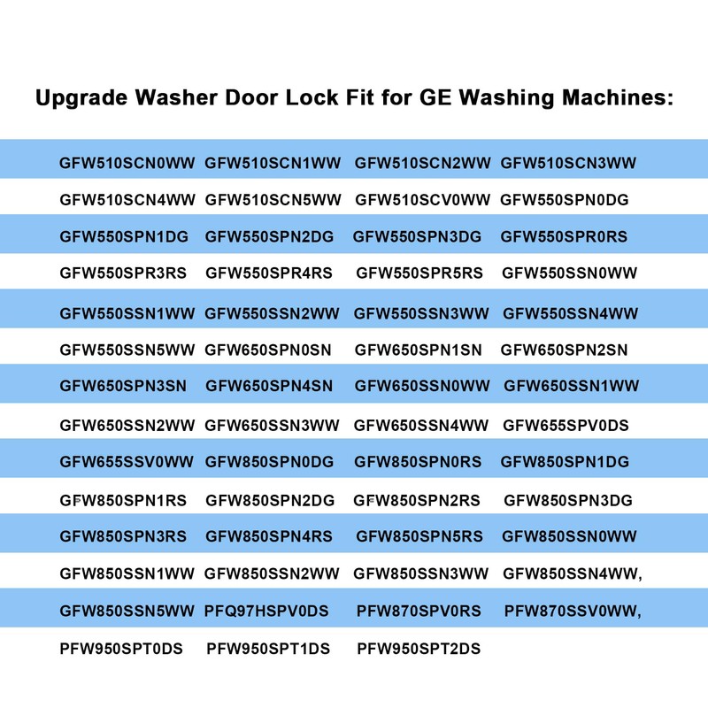 SDRZJX Upgrade Washer Door Lock Compatible with GE Washing Machine
