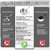 Pure Titanium Pot,2.5qt Saucepan with Lid, Stay-Cool Handle