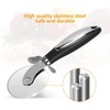 Premium Stainless Steel Pizza Cutter Wheel with Ergonomic Handle –