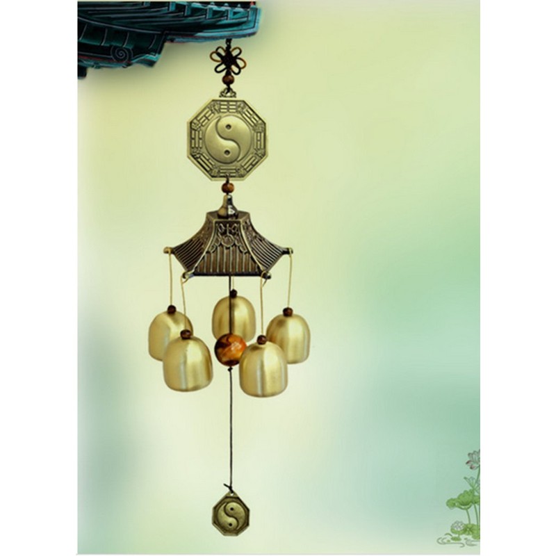 YISHUI Wind Chime, Summer Favor, Amulet, Window, Home Decoration, Good
