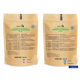 IsaaQuim Duo 500 gr Citrato de Magnesio + Citrato de Potasio