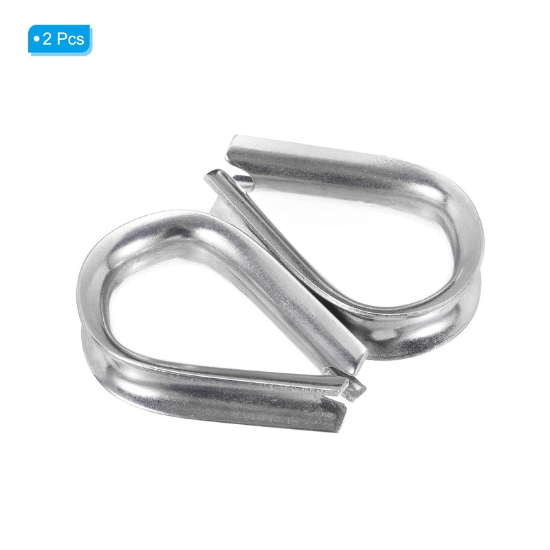 PATIKIL M12 316 Stainless Steel Thimble for 1/2" Dia Wire