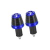 A ABSOPRO 2 Stück Universal 18 mm Lenkerendkappen Stöpsel für Motorrad blau Artikel Ersatz