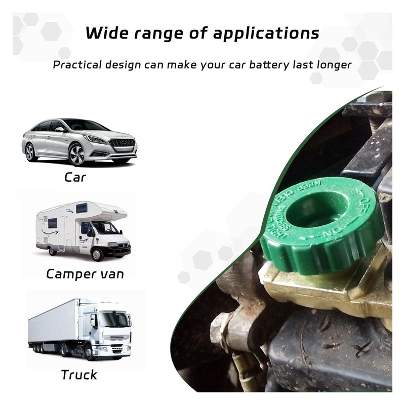 Dickno Top Post Battery Quick Disconnect Switch, Auto Battery Master