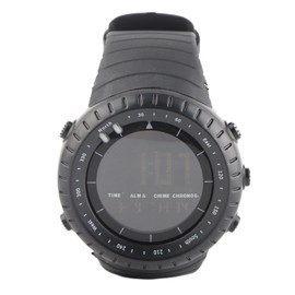 HZ500 Digital Electronic Watches Multifunctional Waterproof Wristwatch for Outdoor Sports Daily Use Black