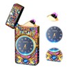 TIKIUKI Electric Lighters Rechargeable Flameless Windproof Plasma Dragon Lighter with