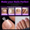 360pc Clear Fake Toenail Tips Feet Gel Toe Nails Tips