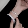 925 Sterling Bangle Bracelet for Women Trendy Twist Mobius Bangle