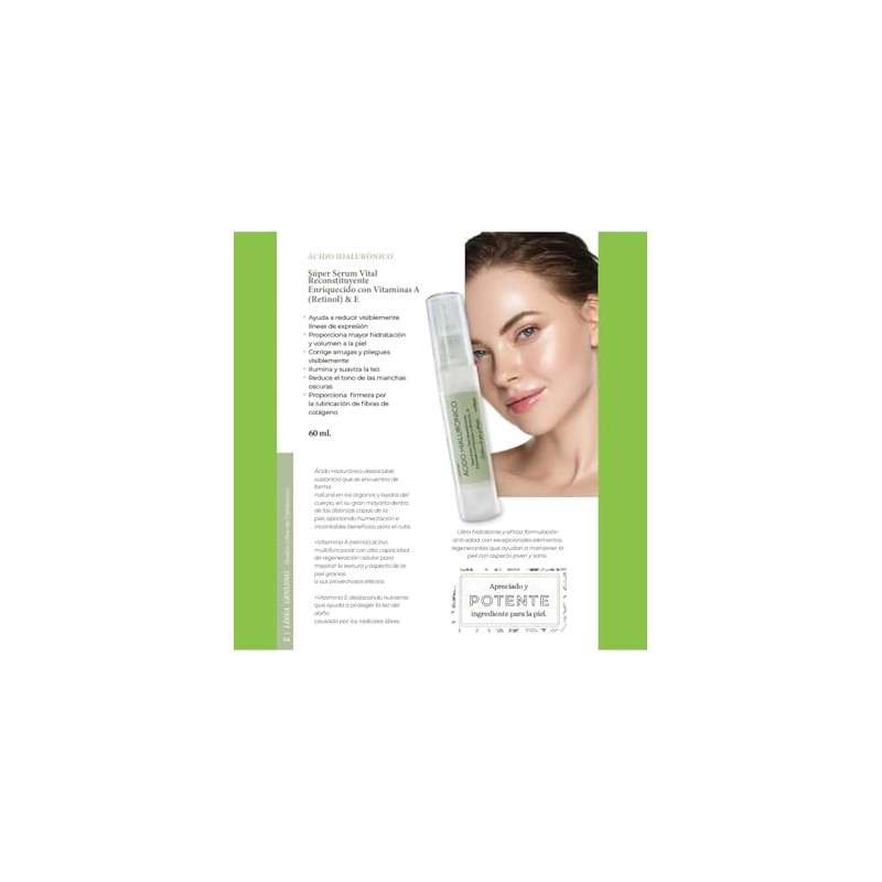 Serum Ácido Hialurónico 60ml Florigan® Pack De 2 Vitamina E