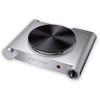 EUROSTAR ES181SS Stainless Steel Single Burner with Cast-Iron Flat Plate,