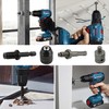 Keyless Drill Chuck 0.8-10mm 3/8-24UNF Quick Change Adapter for SDS