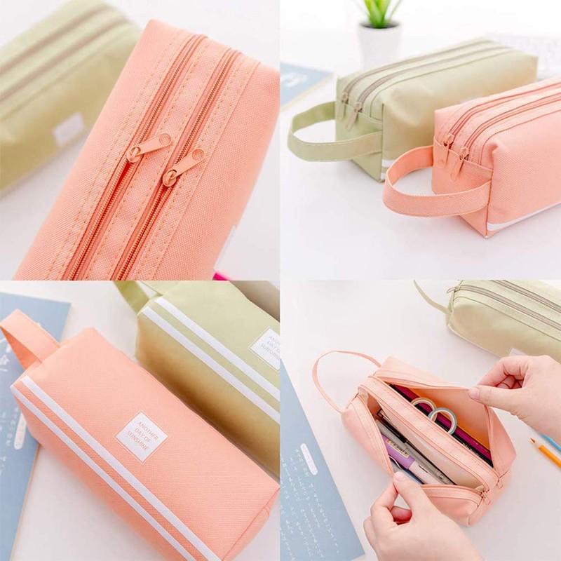 FSSTUD Large Capacity Pencil Case Pencil Bag Stationery Storage Pouch