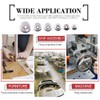 Hilitchi 270-Pcs #6#8#10#12 Stainless Steel Neoprene EPDM Bonded Sealing Gasket