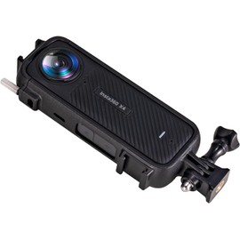 Monzi Multi-Function Frame for Insta360 X4 Frame, Protective Case, Cage, 2 Cold Shoe, Claw, Bracket, Bracket 1/4 Inch, Accessories (Plastic)