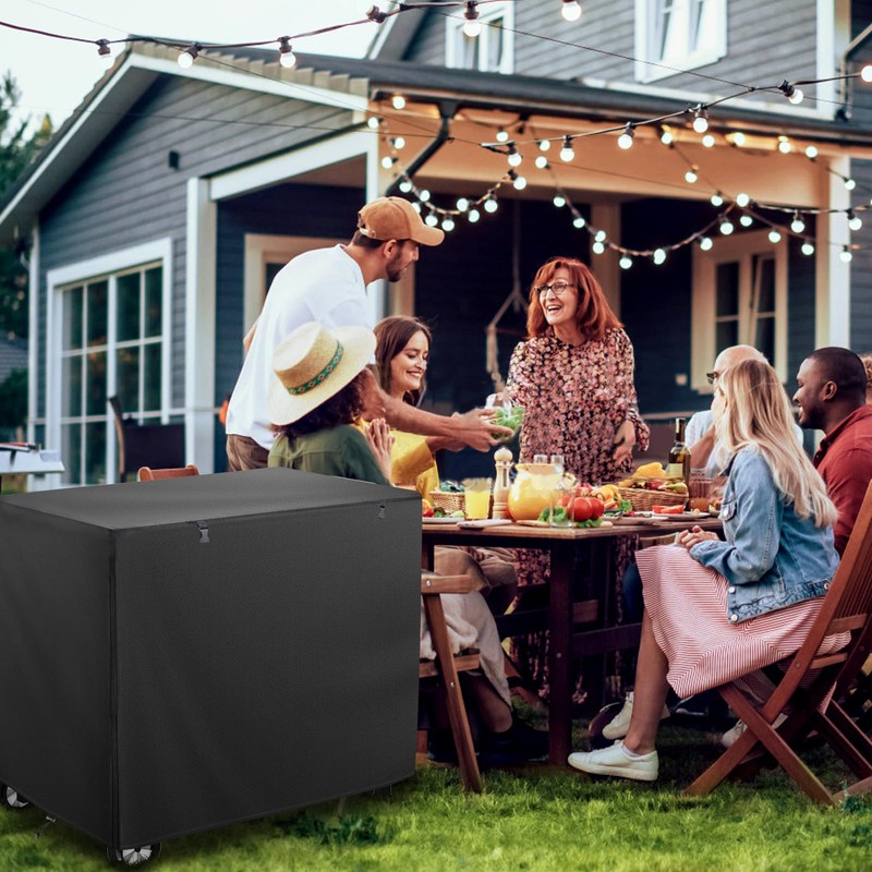 Mordx Waterproof Table Cover for Dining Trolley Patio Grill Trolley
