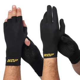 KQP Mix Pairs X-Large Copper Infused Arthritis Gloves，Whole Fingers, 2Pairs