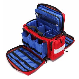 Gatycallaty Medical Bag Empty Vaccination Bag Emergency Supply Organizer Nursing Carrying Bag Pill Bottle Organizer Storage Rescue Essentials Emt Ems Bag for Nurses Doctors Home Family Care Abu