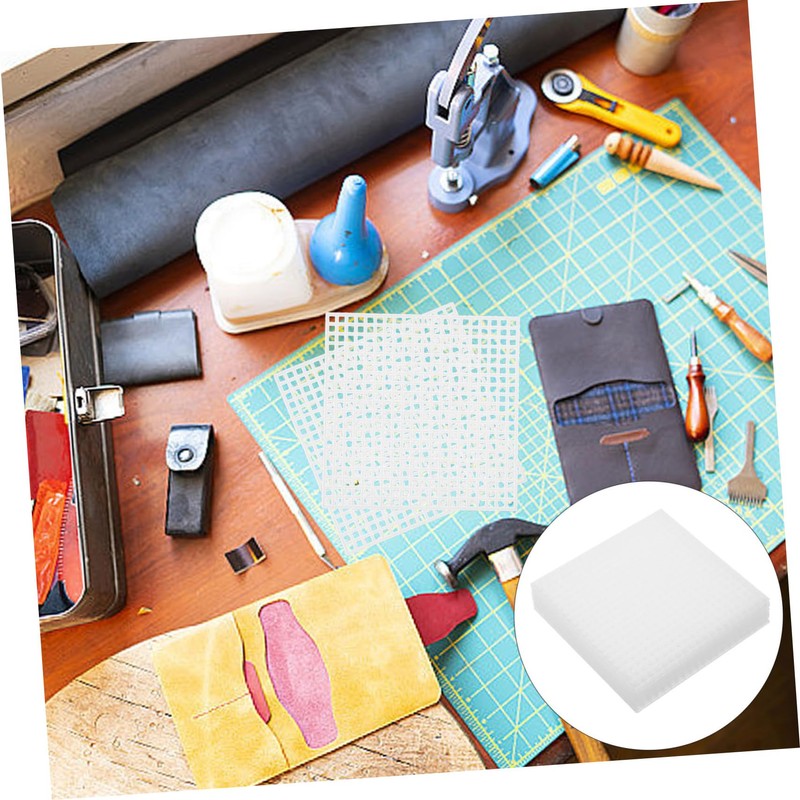 DOITOOL 10pcs Plastic Mesh Sheets for DIY Crafting Embroidery Crochet