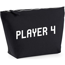 Hippowarehouse Player 4 printed make up cosmetic wash bag 18x19x9cm