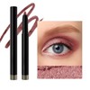 2 In1 Rose Red Eyeshadow Stick Eyeliner Pencil Sharpenable Multi-Use