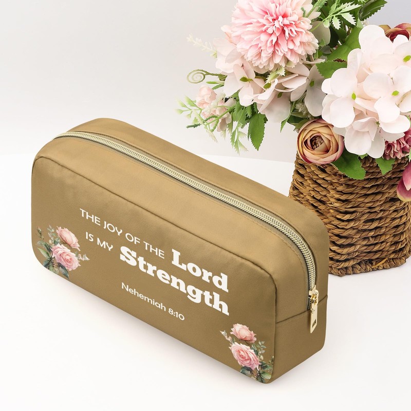 Christian Gifts for Women Bible Verse Cosmetic Bag Encouragement Gift