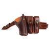 TOURBON Leather Gun Holster Adjustable Belt 1911 Pistol Holder Rig