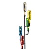 Alpine Corporation 37 Inch Tall Outdoor Colorful Glass Bottle Tree
