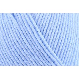 James C Brett Baby Twinkle DK Yarn Double Knitting Sparkly Glitter Wool for Crocheting, Blankets, Baby Garments, Accessories - 100g Ball - Blue BT4 - Single (1 Ball)