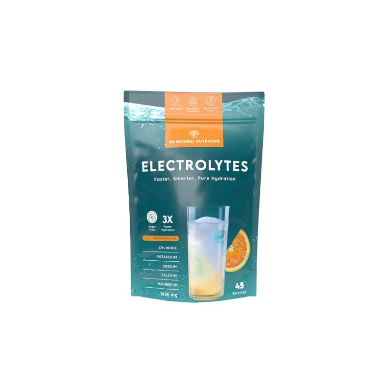 Electrolytes Hydration 45 Days. N2 Natural Nutrition