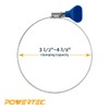 POWERTEC 70120 4 Inch Key Hose Clamp, Thumb Screw Key