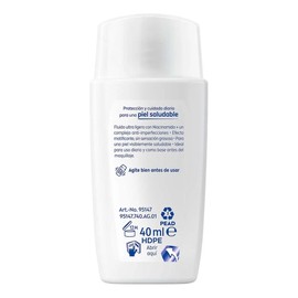 Nivea Sun Derma Skin Clear | Protector Facial Anti-Imperfecciones FPS 50+ | 40 ml