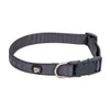 Petface Steel Tonal Dots Print Dog Collar, X-Small, Grey